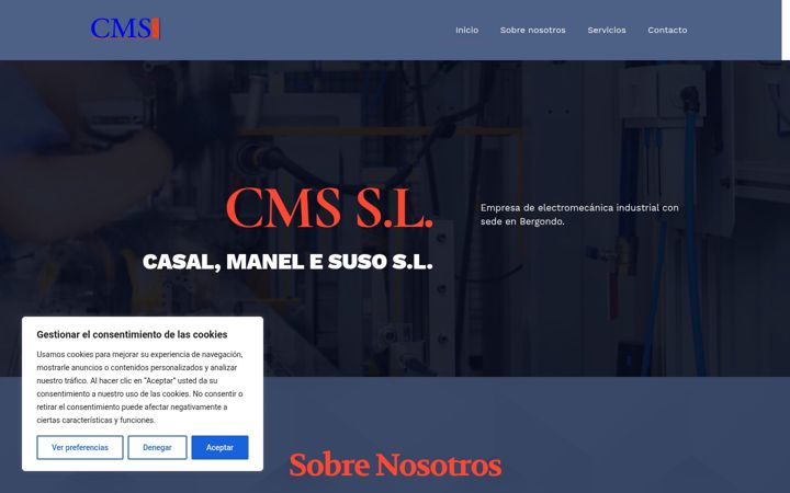 Screenshot of cmssl.es