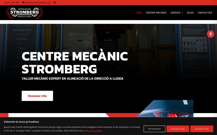 Screenshot of cmstromberg.com