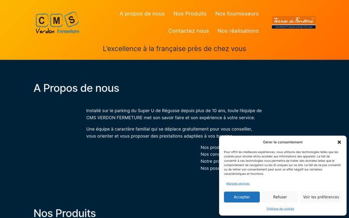 Screenshot of cmsverdonfermeture.fr