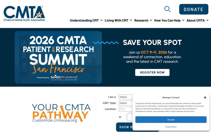Screenshot of cmtausa.org
