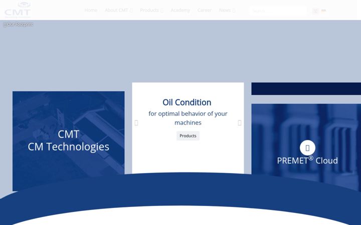 Screenshot of cmtechnologies.de