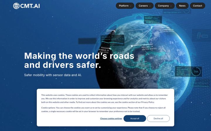 Screenshot di cmtelematics.com