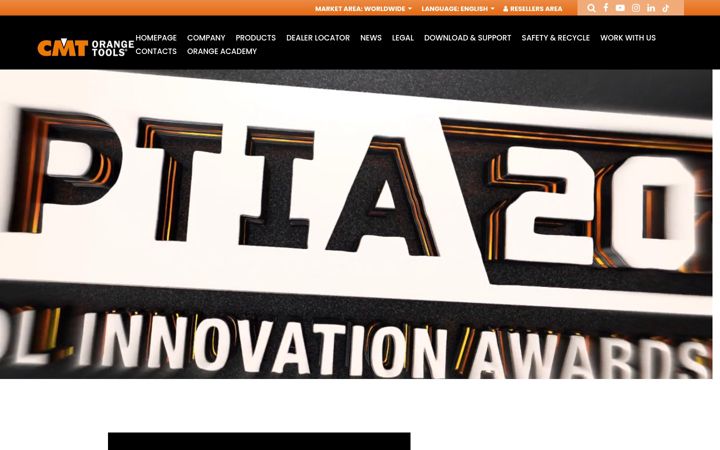 Screenshot of cmtorangetools.com