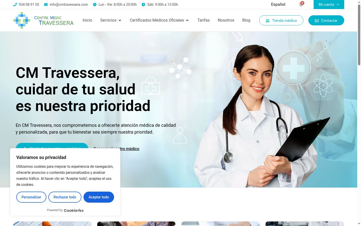 Sutikimo reklamjuostės, rodytos prieš bet kokią sąveiką, ekrano kopija