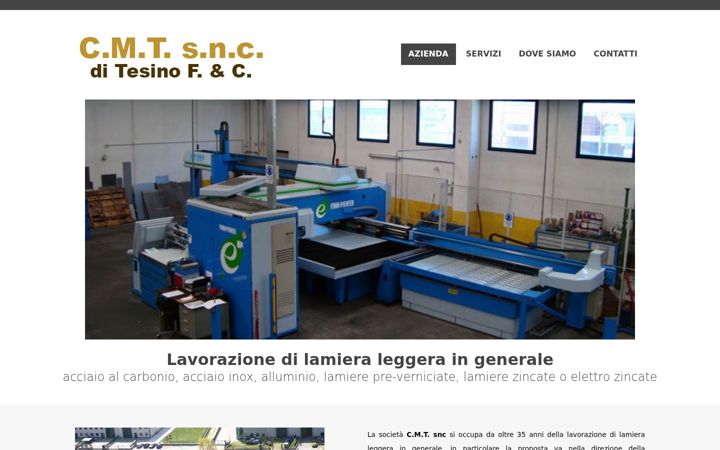 Screenshot of cmttesino.eu