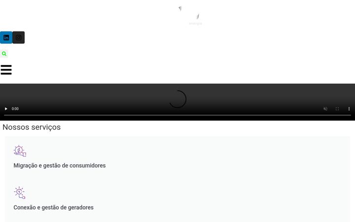 Posnetek zaslona cmuenergia.com.br