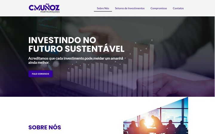 Posnetek zaslona cmunoz.com.br