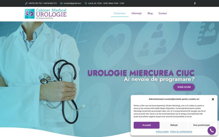 Screenshot of cmusingeorzan.ro