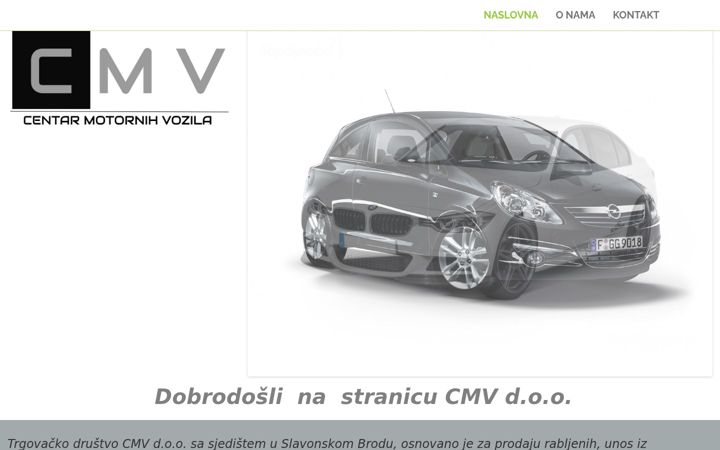 Screenshot van cmv.hr