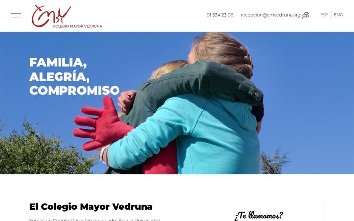 Screenshot του cmvedruna.org