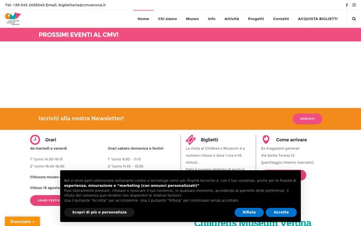Screenshot von cmverona.it