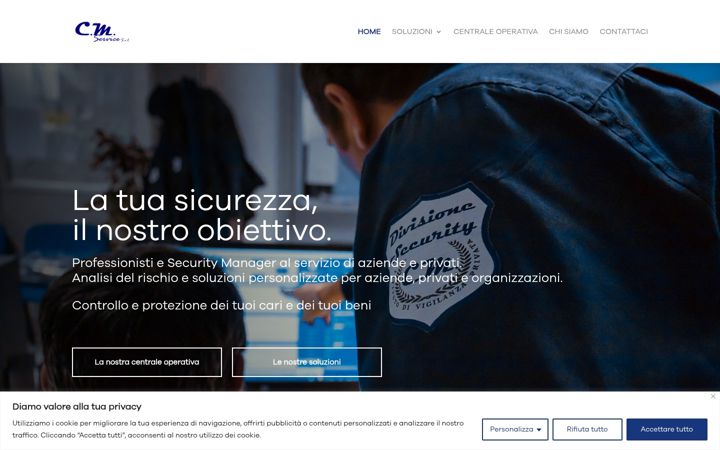 Screenshot of cmvigilanza.it