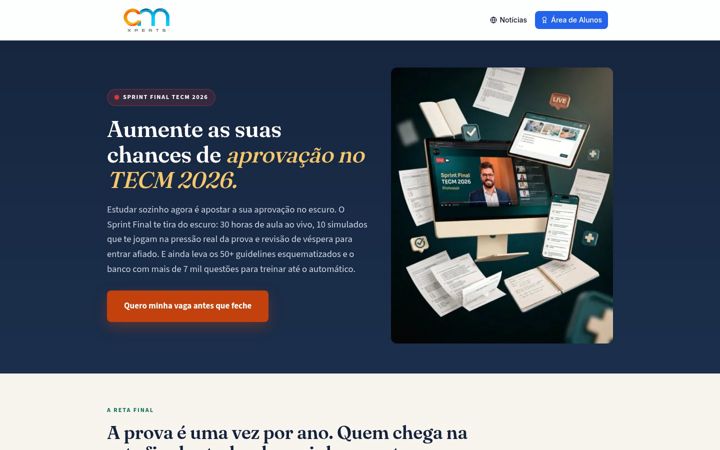 Screenshot di cmxperts.com.br