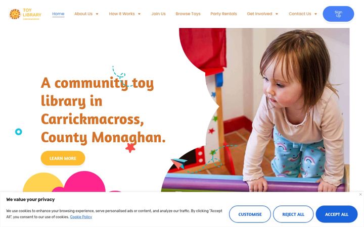Ekrānuzņēmums no cmxtoylibrary.ie