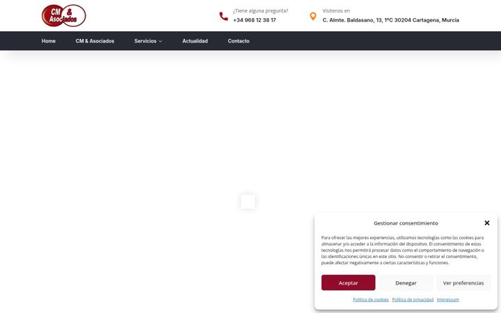 Capture d'écran de cmyasociados.es