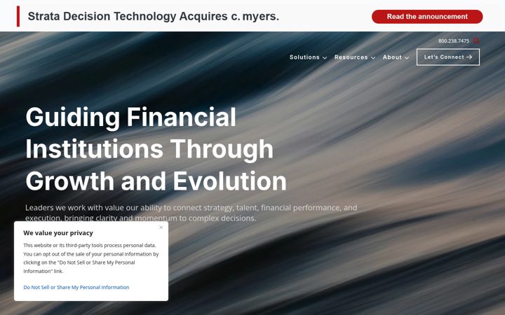 Screenshot of cmyers.com