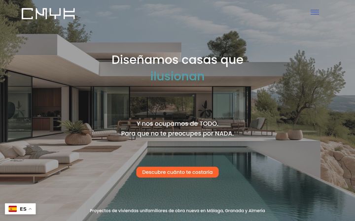 Screenshot of cmyk-arq.es