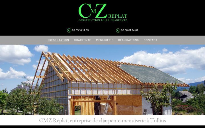 Screenshot of cmzreplat.fr