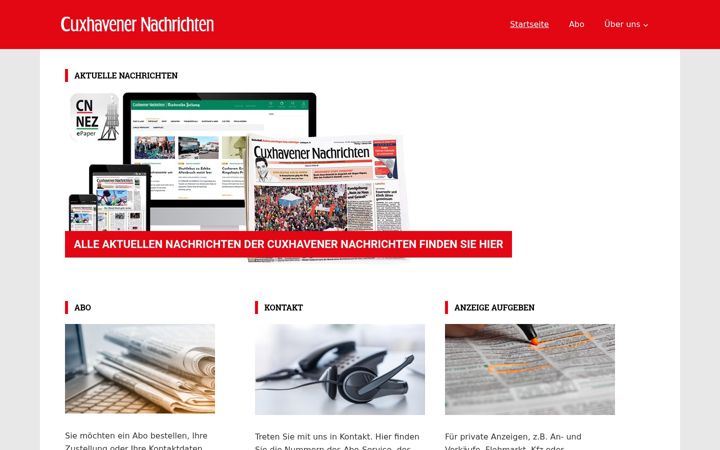 Screenshot of cn-online.de