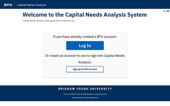 Screenshot von cna-inspections.byu.edu