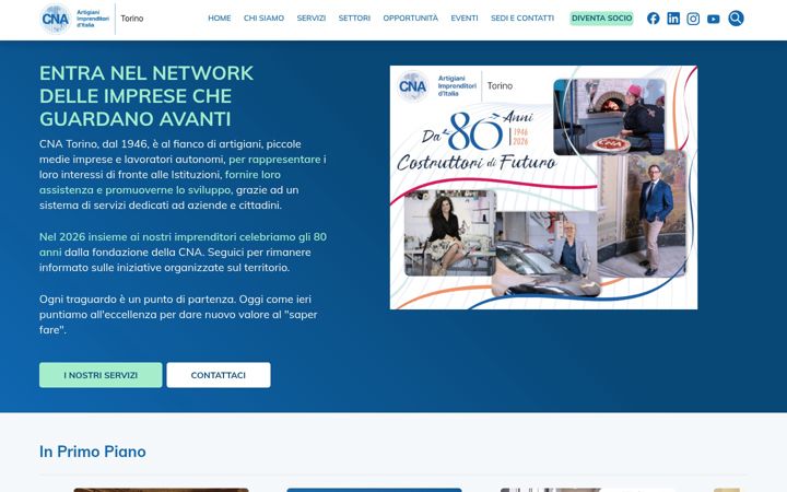 Screenshot of cna-to.it