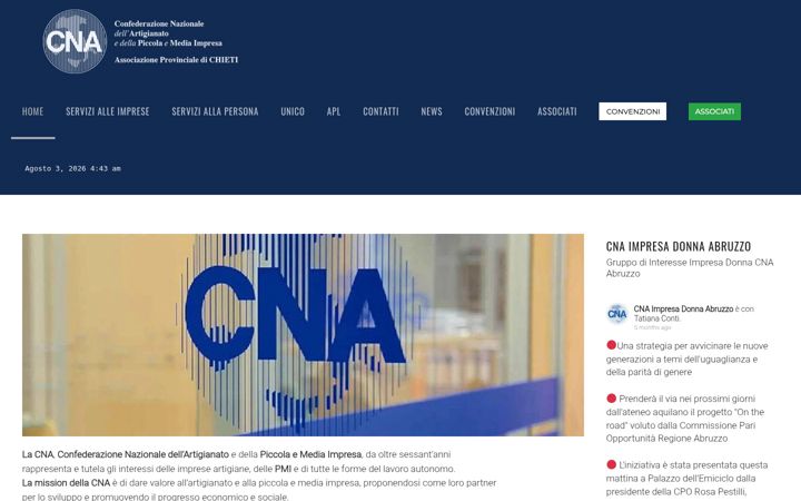 Screenshot of cnachieti.eu