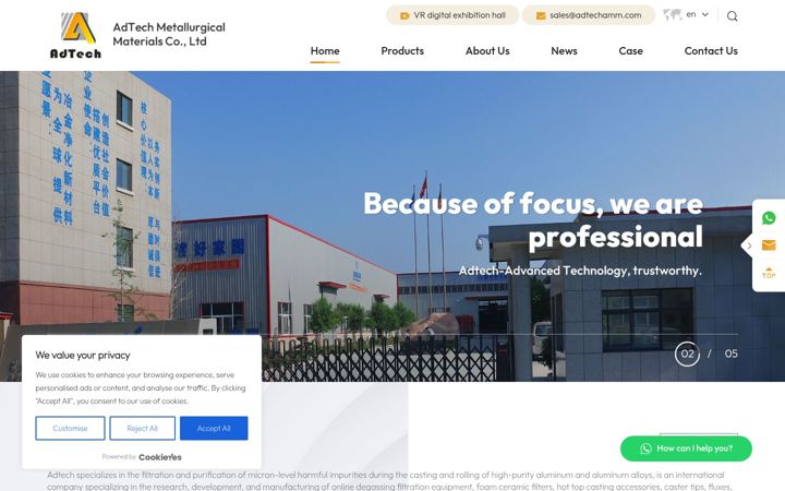 Screenshot of cnadtech.com