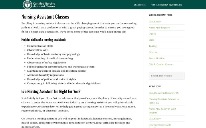 Screenshot of cnaedu.com