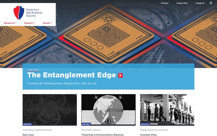 Screenshot of cnas.org