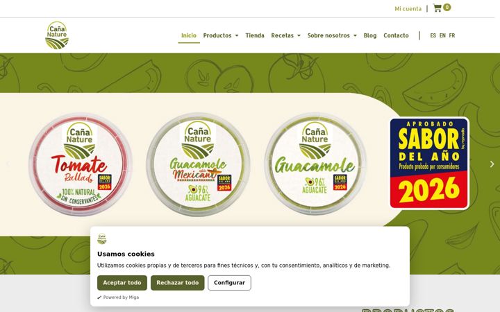 Screenshot of cnature.es
