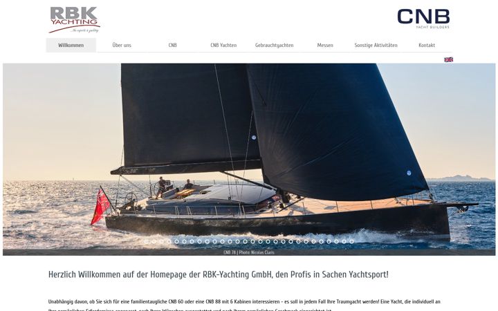 Screenshot of cnb-yachts.de