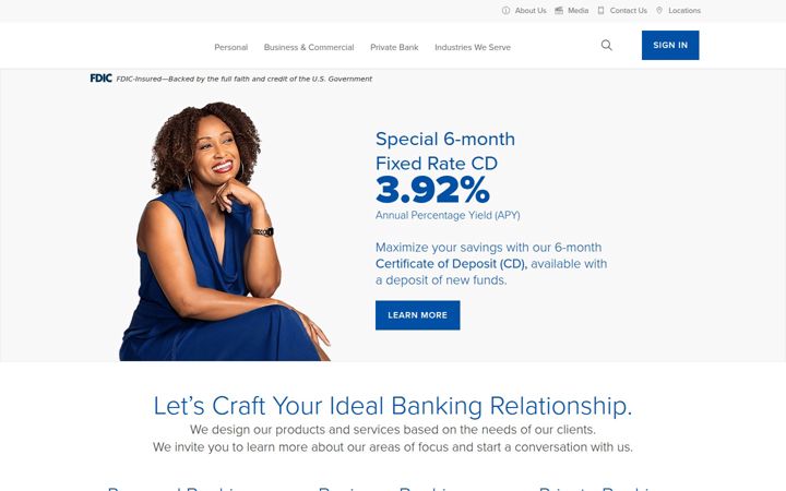 Screenshot of cnb.com