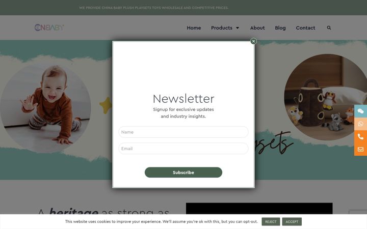 Screenshot of cnbabyproducts.com