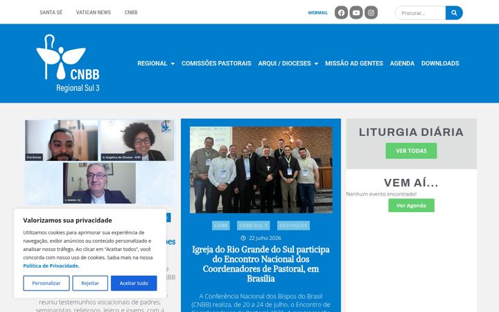 Posnetek zaslona cnbbsul3.org.br
