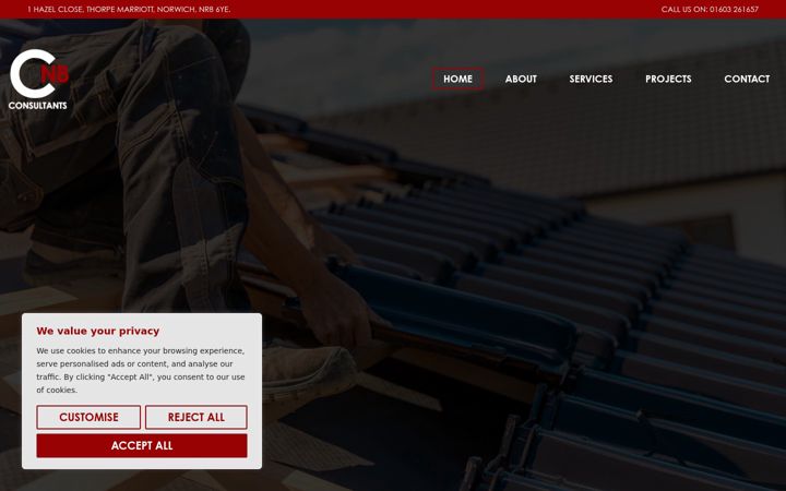 Screenshot of cnbconsultants.co.uk