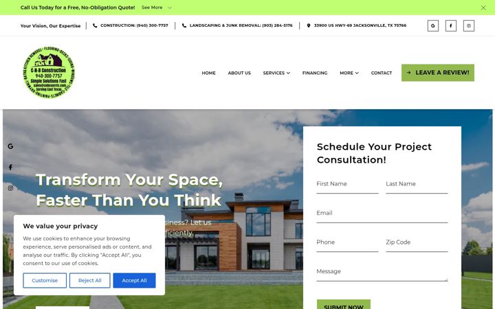 Screenshot of cnbcservtx.com