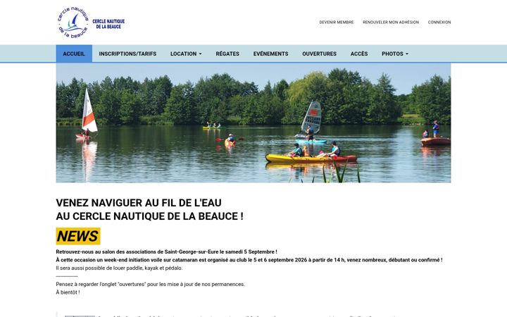 Screenshot of cnbeauce.fr
