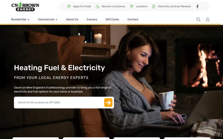 Screenshot of cnbrownenergy.com