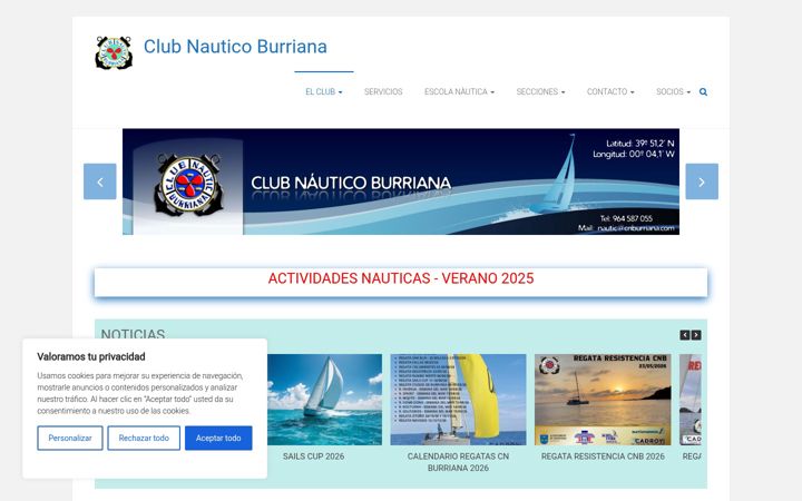 Screenshot of cnburriana.com