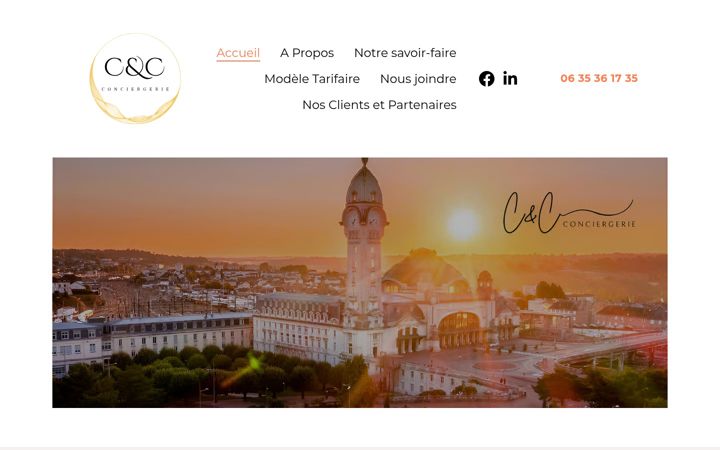 Screenshot of cnc-conciergerie.fr