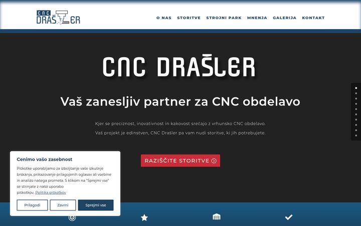 Screenshot of cnc-drasler.com