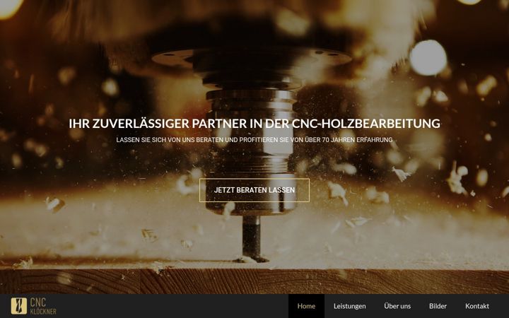 Screenshot of cnc-kloeckner.de