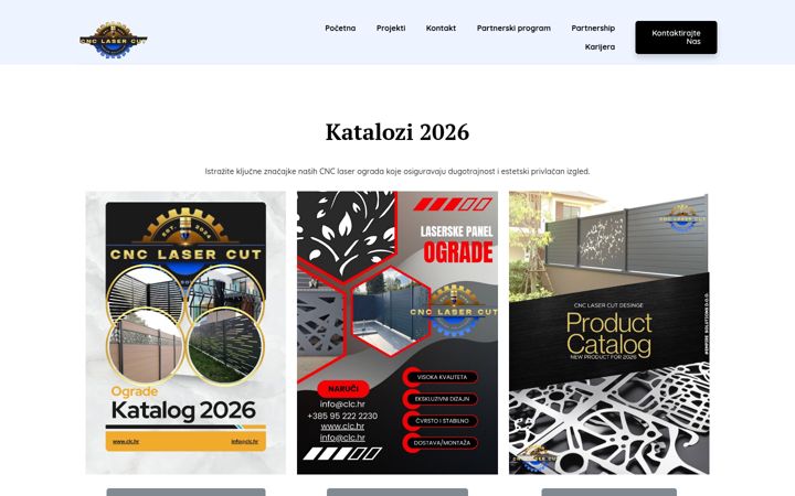 Screenshot van cnc-laser-cut.hr