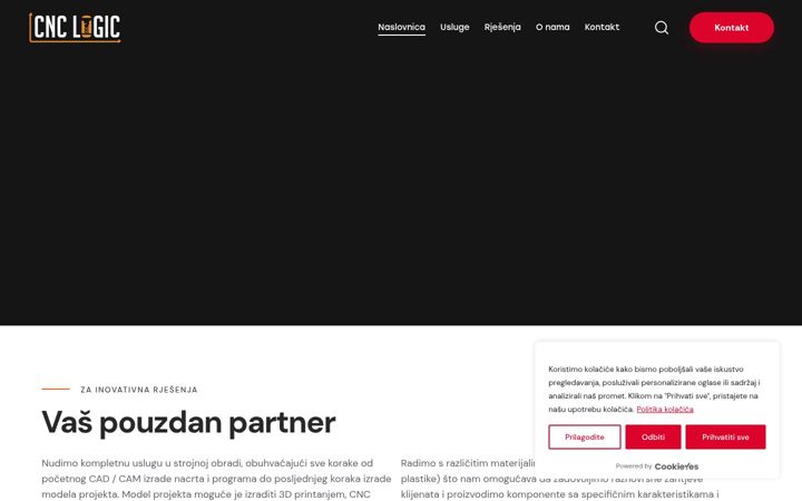 Screenshot van cnc-logic.hr
