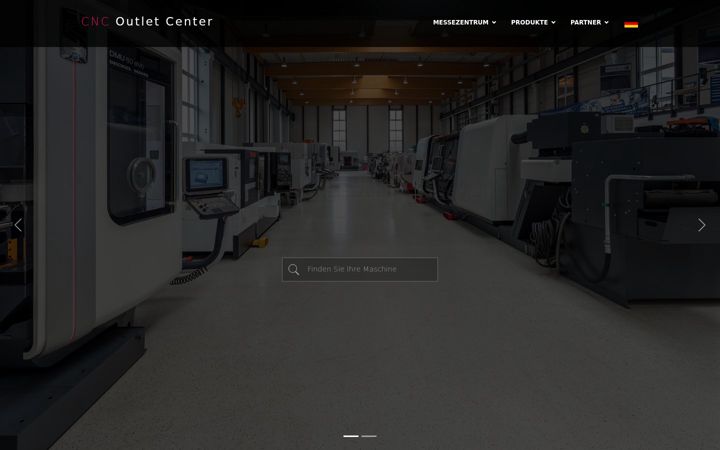 Screenshot of cnc-outlet.com