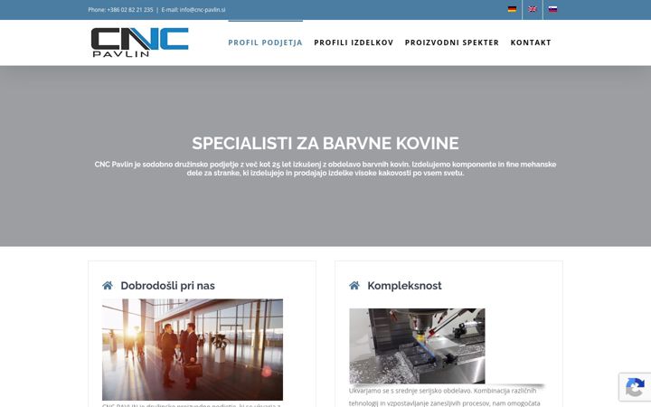 Screenshot di cnc-pavlin.si