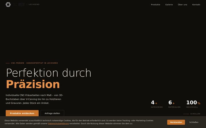 Screenshot of cnc-reif.de