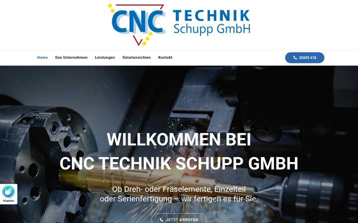 Screenshot of cnc-technik-schupp.de