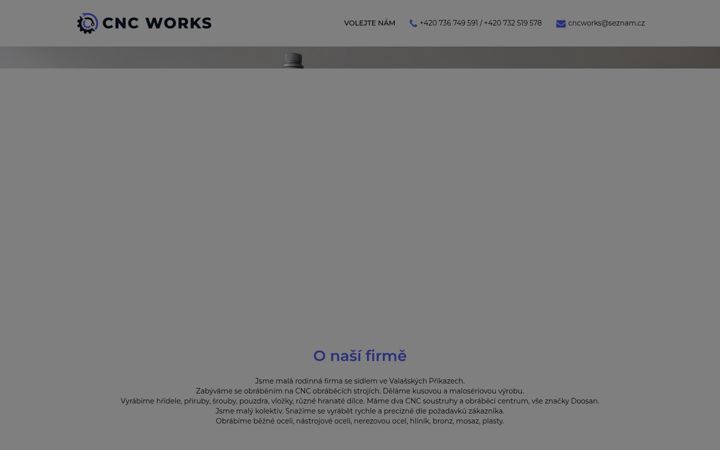 Screenshot of cnc-works.eu