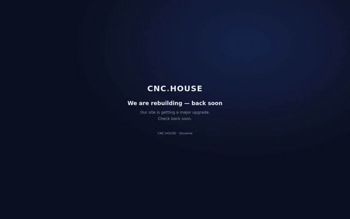 Screenshot of cnc.house